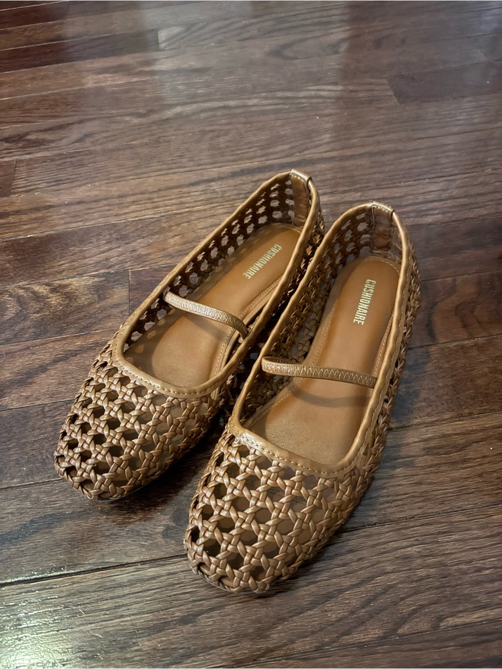 Cushionaire woven flats